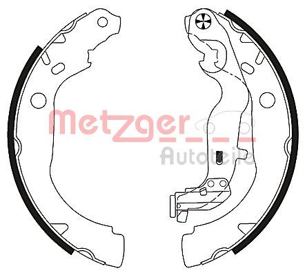 METZGER MG 131 Bremsbackensatz